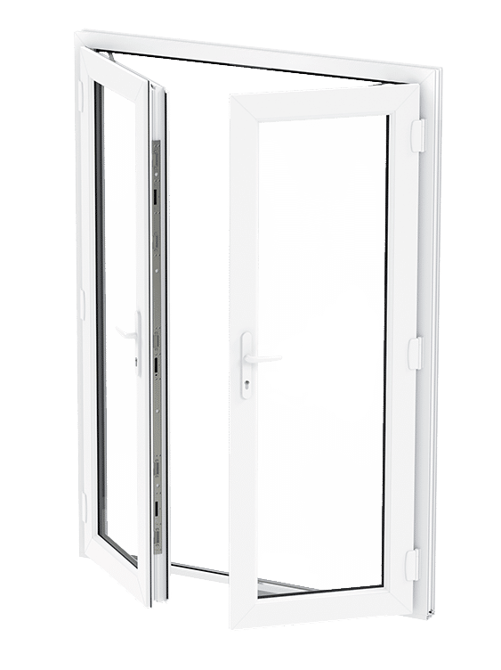 upvc french doors white simply trade